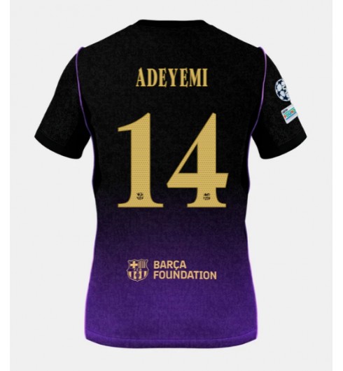 Barcelona Karim Adeyemi #14 Venkovní Dres 2026-27 Krátký Rukáv Barcelona Karim Adeyemi #14 Venkovní Dres 2026-27 Krátký Rukáv